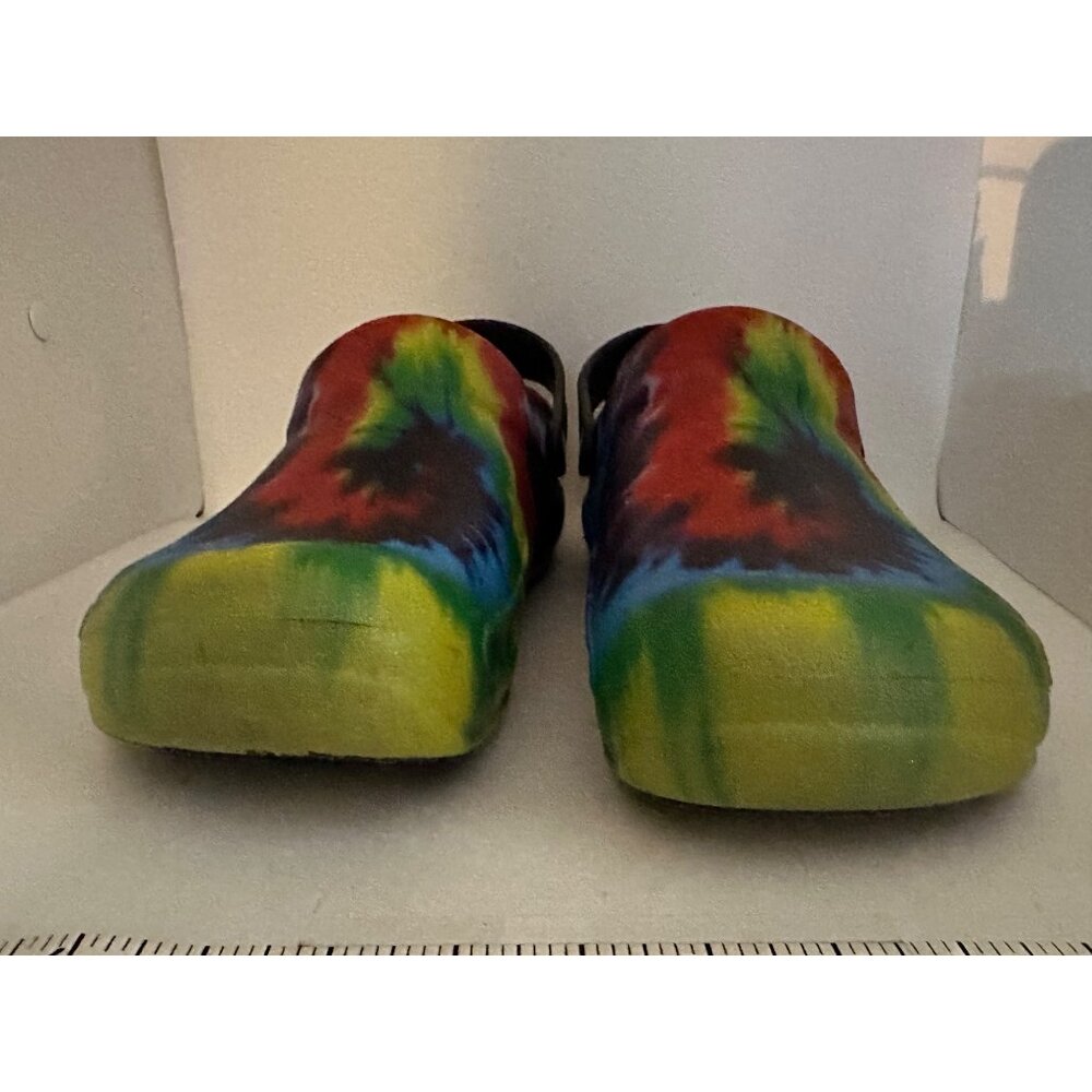 Crocs Tie-Dye Mens 14 Classic Bistro Clog Slip-On Shoes Multicolor - Picture 5 of 10